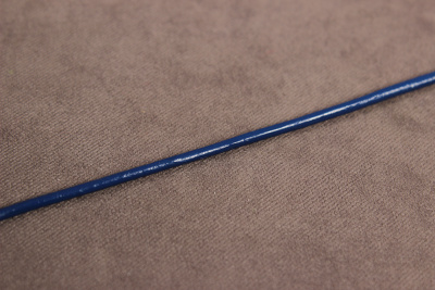 Шнур кожаный 2мм Синий - изображение