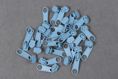 Бегунок для спиральной молнии Т5 Голубой - изображение