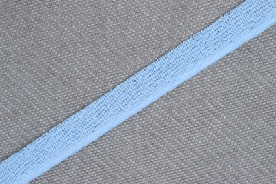 Кант 10мм отделочный х/б Голубой №042 - изображение