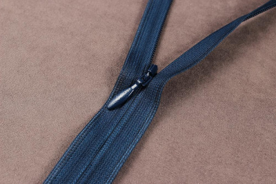 Молния потайная 70см YKK Т.синий 920 - изображение