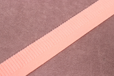 Резинка бельевая рифленая 20мм Св.розовый - изображение