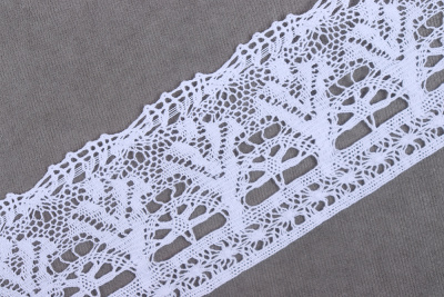Кружево Мережка 60мм Белый 01 - изображение