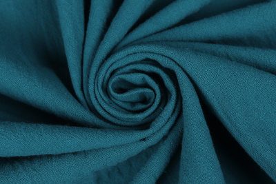 Хлопок стоунвош 8020 Морская волна - изображение