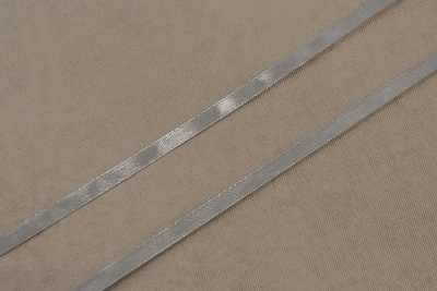 Лента атласная 6мм Т.Серый Н37 - изображение