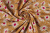Ткань плательно-блузочная Ромашки на коричневом