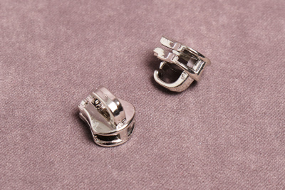 Бегунок без пуллера №5 Металл Никель - изображение