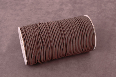 Резинка шляпная 3мм Коричневый 301 - изображение