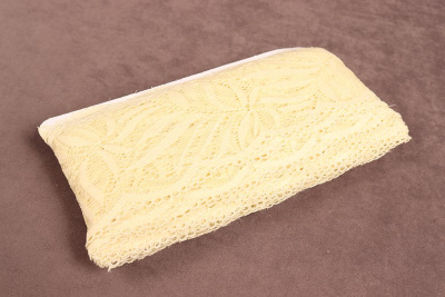 Кружево 70мм эластичное Кремовый - изображение