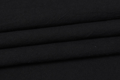 Хлопок стоунвош 8020 Черный - изображение