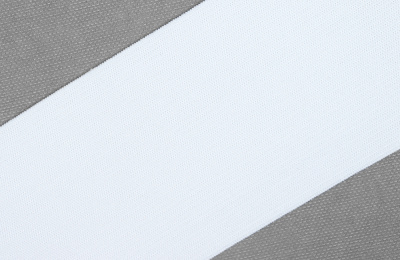 Тесьма эластичная 70мм Стандарт Белый - изображение