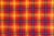 Полотно вафельное Клетка Красный/желтый