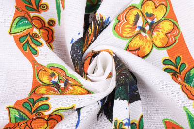 Полотно вафельное 150 Деревенский петушок - изображение