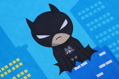 Поплин набивной 150 Бэтбой - изображение