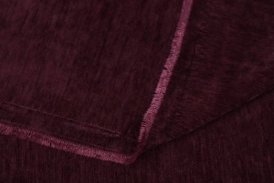 Костюмный двухсторонний шенил Бордовый - изображение