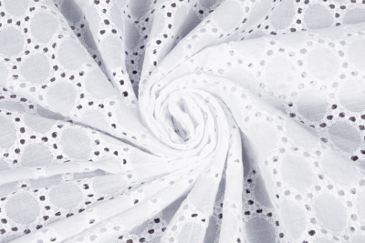 Хлопок вышивка Capriccio 42110/01 Белый - изображение