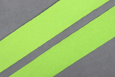 Трикотажная бейка рибана 40мм Зеленый лайм - изображение