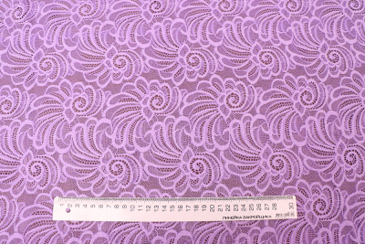Гипюр-стрейч Сиреневый - изображение