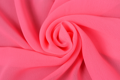 Шифон однотонный Розовый - изображение