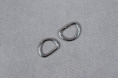 Полукольцо для сумок 10мм Никель - изображение