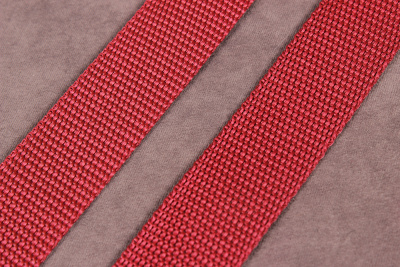 Лента ременная 25мм стропа Красный - изображение
