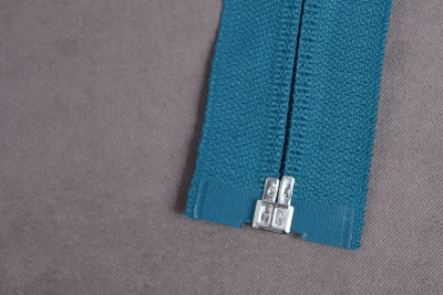 Молния разъемная 65см Т5 спираль Морская волна 210 - изображение