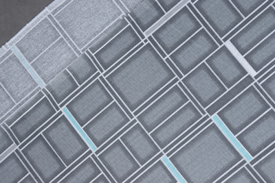 Бязь набивная 262 Ив 120 гр/м.кв. Геймер - изображение