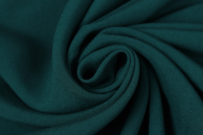 Штапель гл/кр 2019 130гр/м.кв. Т.изумрудный - изображение