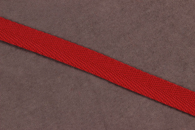 Киперная лента 10мм Бордовый - изображение