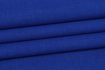 Ткань костюмная Вишер Синий 16 - изображение