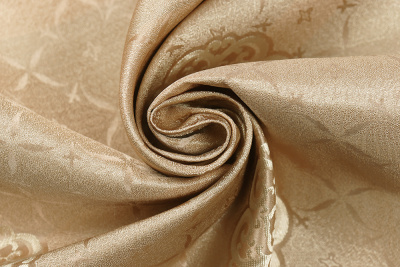 Жаккард монгольский ажурный медальон Бежевый - изображение