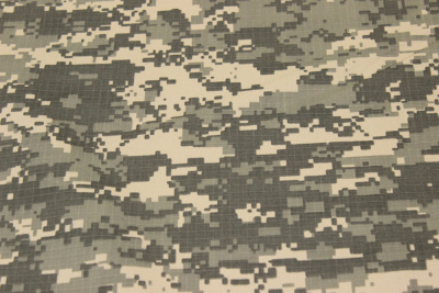 Ткань Рип-стоп 215 Бежево-серый камуфляж пиксель - изображение