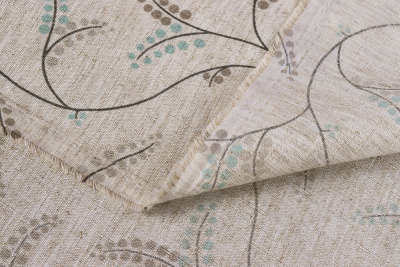 Столовая ткань Лен ветка 2341/5075/16 - изображение