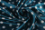 Атлас горох 10 мм Белый горох на бирюзовом Атлас горох 10 мм Белый горох на бирюзовом