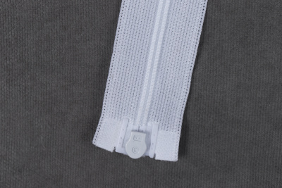 Молния 50см Т3 разъемная спираль 2 бегунка Белый 101 - изображение