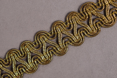 Тесьма 20мм TBY 913 металлизированная Золото - изображение