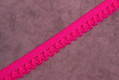 Резинка бельевая 10мм Розовый неон - изображение