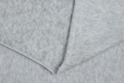 Трикотаж махра меланж Св.серый - изображение