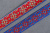 Лента 17мм жаккардовая 9505 Славянский орнамент Оберег Синий/красный/желтый