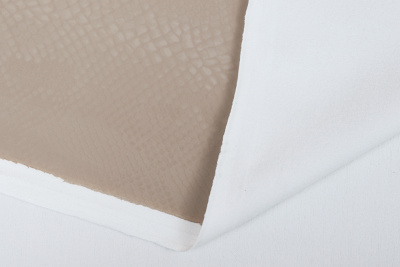 Кожа-стрейч Рептилия Бежевый - изображение