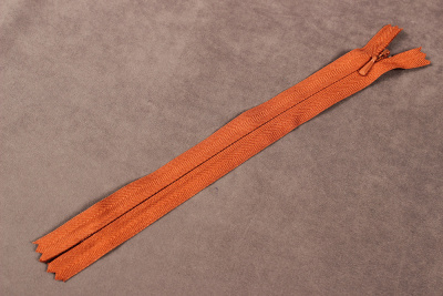 Молния потайная 20см на х/б основе Коричневый 172 - изображение