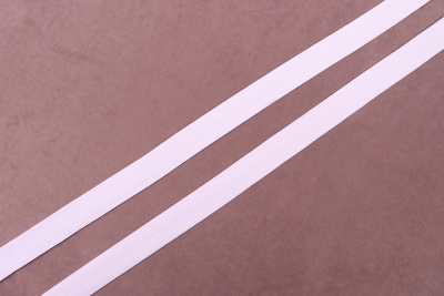 Трикотажная бейка 20мм Матовый Белый - изображение
