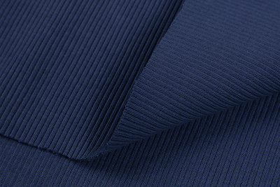 Кашкорсе гл/кр 3х-нитка Penye 420 гр/м.кв.Индиго - изображение