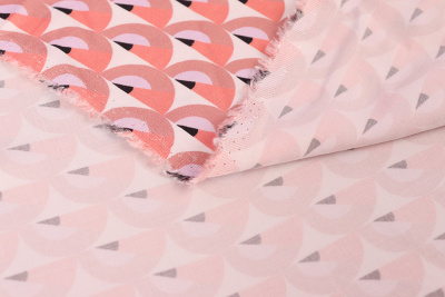 Вискоза сатин Абстракция - изображение