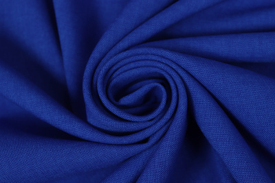 Ткань костюмная Вишер Синий 16 - изображение