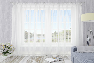 Тюль сетка Грек Молочный - изображение