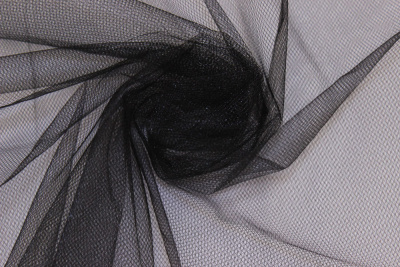 Фатин средней жесткости металлик Черный - изображение