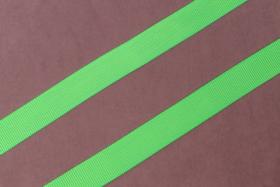 Лента ременная 22мм стропа декоративная Ярко-зеленый - изображение