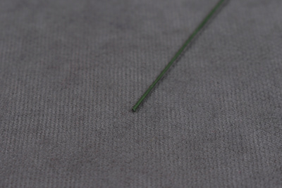 Проволока флористическая в оплетке 0,5мм 60см Зеленый - изображение