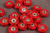 Кнопки потайные декоративные 18мм Красный