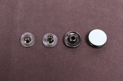 Кнопки пробивные 12,5мм Альфа Голубой - изображение